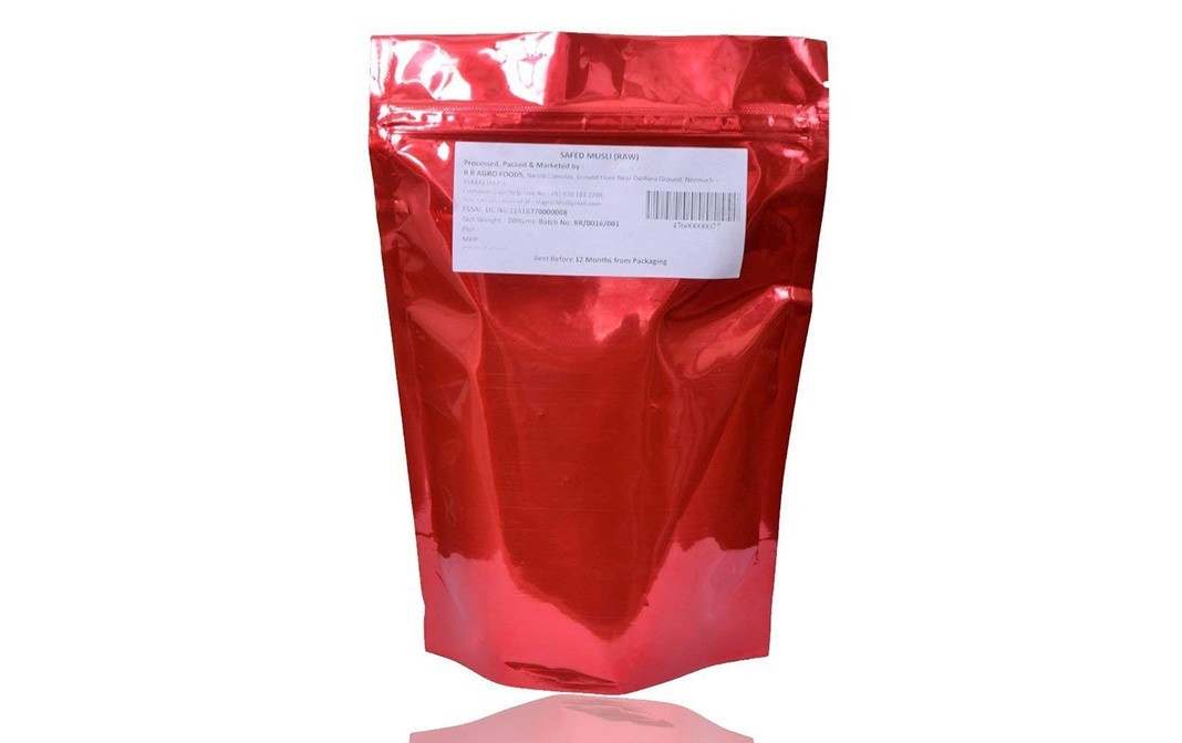 R R Agro Foods Safed Musli (Raw)    Pack  200 grams